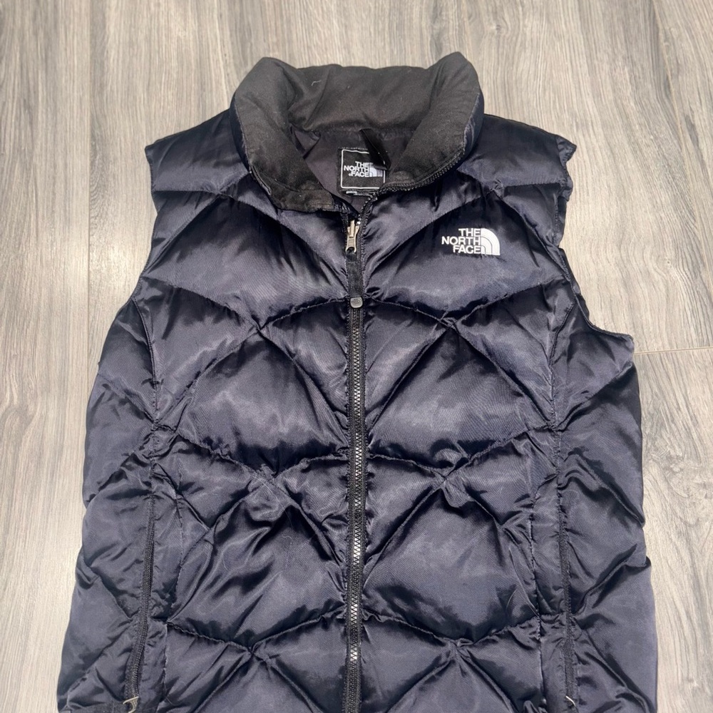 The North Face Black Puffer Vest 550